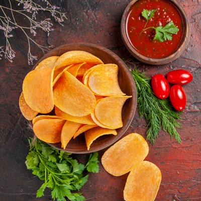 Chips pomodoro e origano